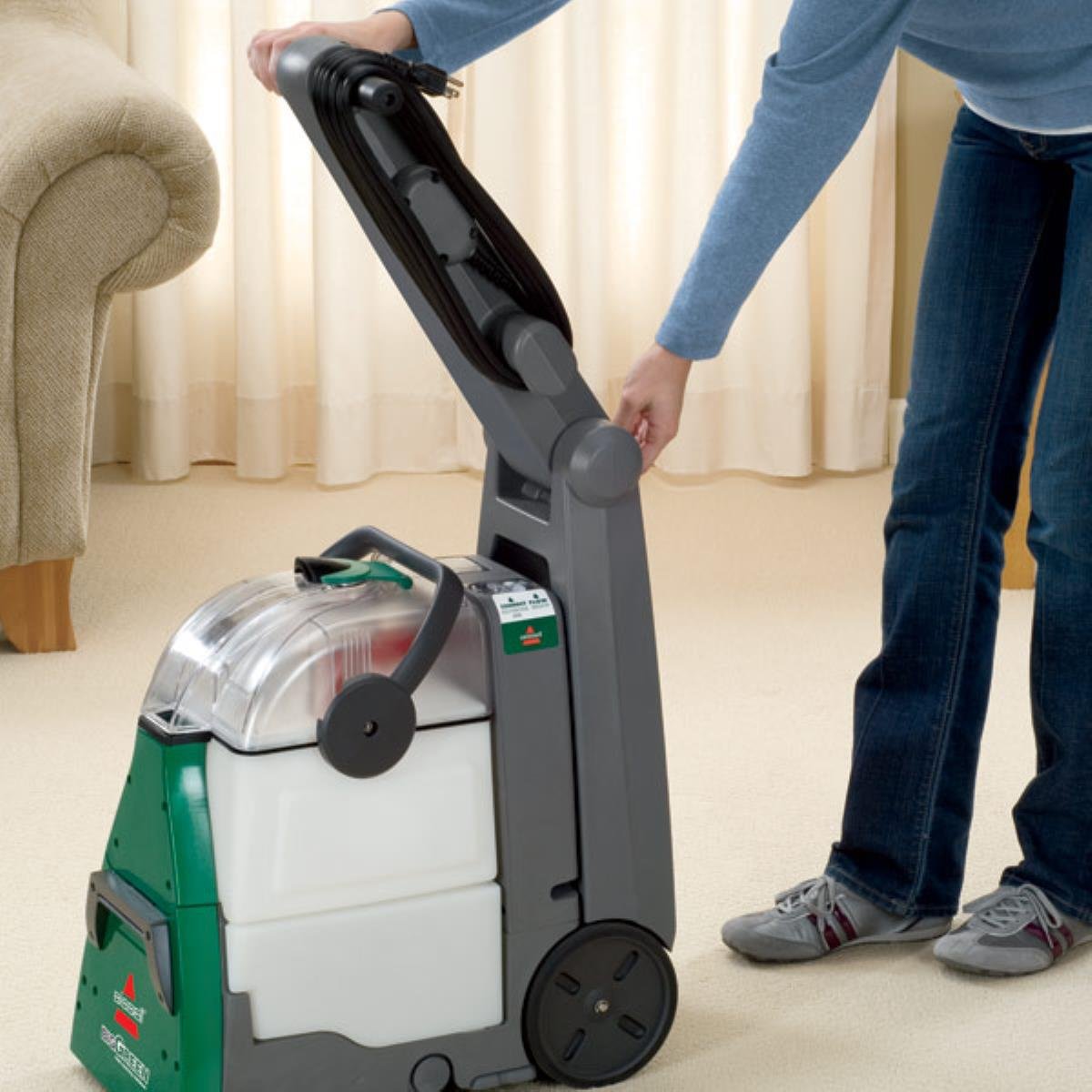 Commercial Bissell BigGreen Commercial BG10 Deep Cleaning 2 Motor Extractor Machine