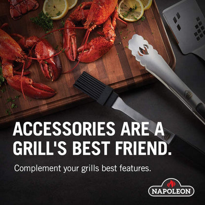 Napoleon P500RSIBPSS-3 Prestige 500 RSIB Propane Gas Grill, sq. in + Infrared Side and Rear Burner, Stainless Steel