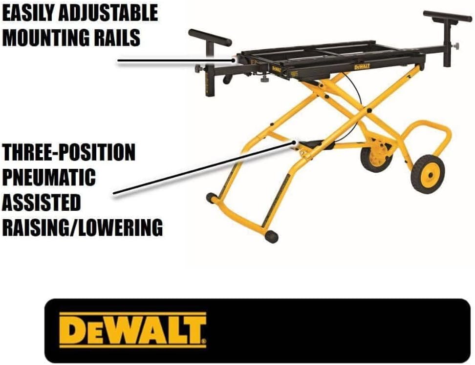 Miter Saw Stand with Wheels – DWX726