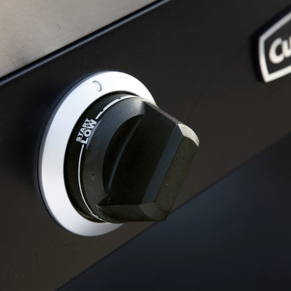 Cuisinart Outdoor Wok Station, 50,000 BTU Propane Outdoor Wok Burner w Prep Table, 14�测�� Carbon Steel Wok for Stir Fry, Searing, BBQ �� Black