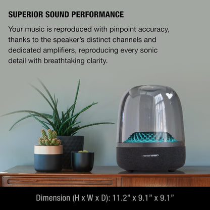 Bluetooth Home Speaker Superior Sound Quality �� 5 Diamond Effect Light Themes Made from Recycled Materials