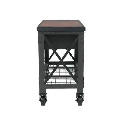Building Products 72 in. 3-Drawers Rolling Industrial Workbench and Wood Top
